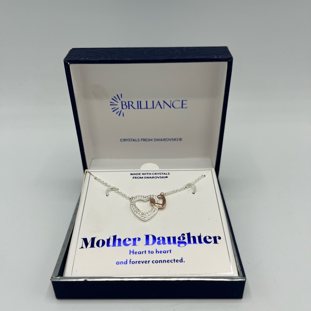 Swarovski Silver and Gold Elegant Necklace Collection